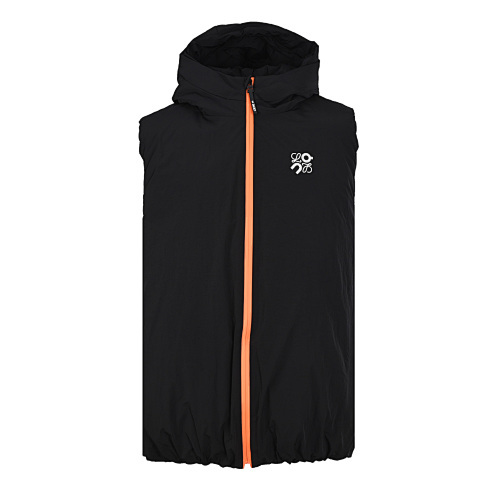 LEB126145 LEW JOINT ORANGELACED LATTE DOWN VEST