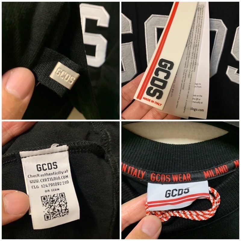 1880）GCDS 20新款 刺繡 字母 春夏 短袖 T恤 短T 時尚 潮流 男女同款 a