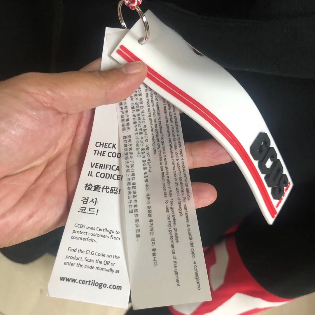 2380）GCDS 經典款 撞色 字母 印花 秋冬 長袖 帽T 時尚 潮流 男女同款