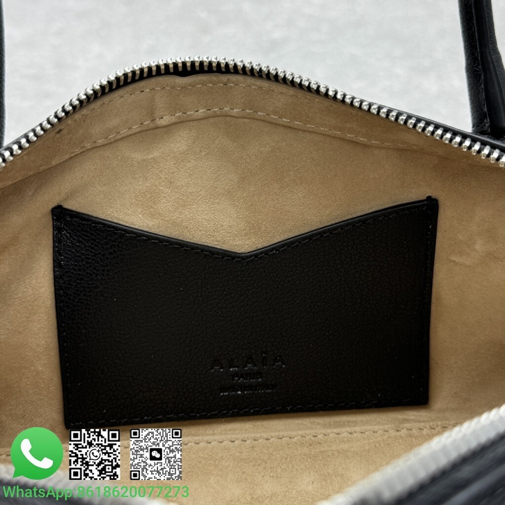 Alaia Alaïa Small Le Teckel Textured Leather Handle Handle Shoulder Bag