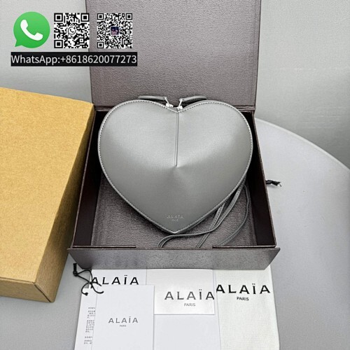 Alaia Le Coeur Leather Heart Shaped Crossbody Bag