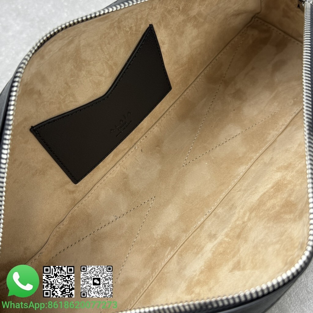 Alaia Alaïa Large Le Teckel Textured Leather Handle Handle Shoulder Bag