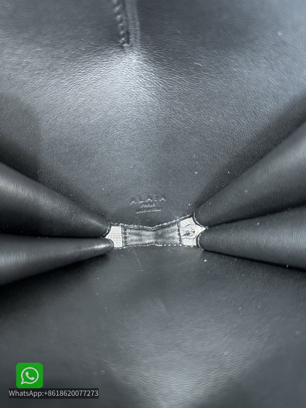 Alaia Le Coeur Leather Convertible Shoulder Bag