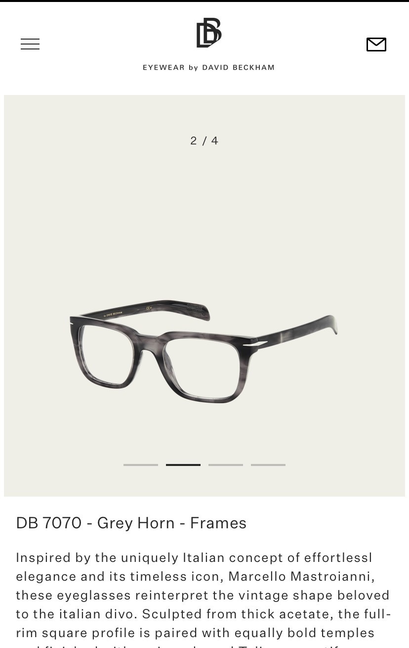 Beckham glasses 049