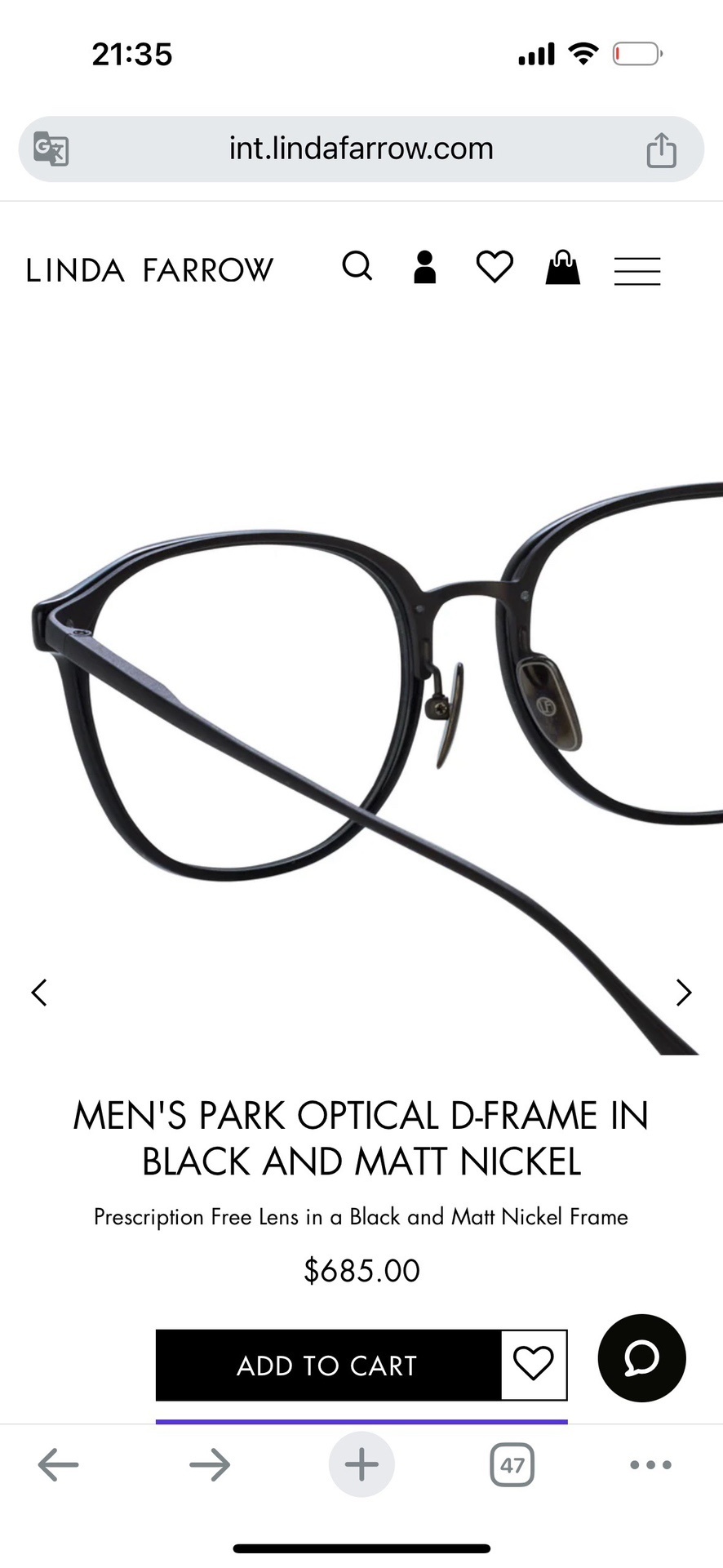 Optical frame 0043
