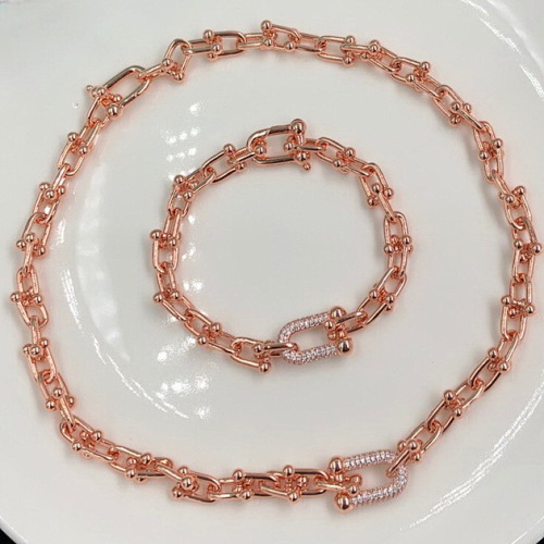 CC936/CC937 Tiffan* Bracelet Necklace Set