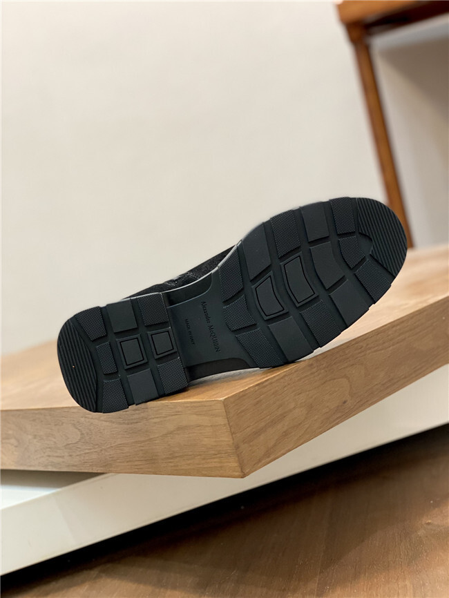 A*EXANDER M*QUEEN Leather Boots