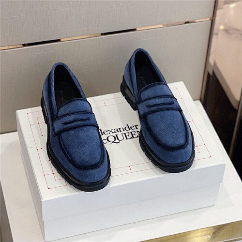 A*EXANDER M*QUEEN Leather Boots