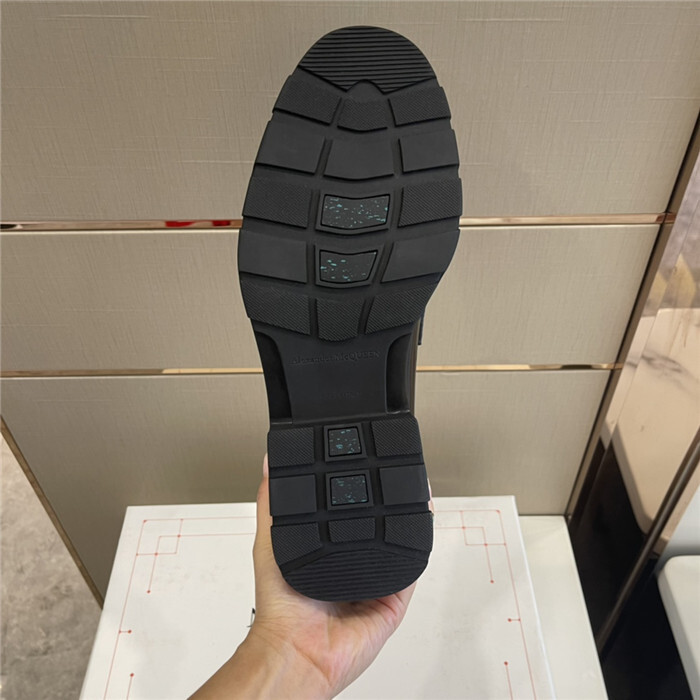 A*EXANDER M*QUEEN Leather Boots