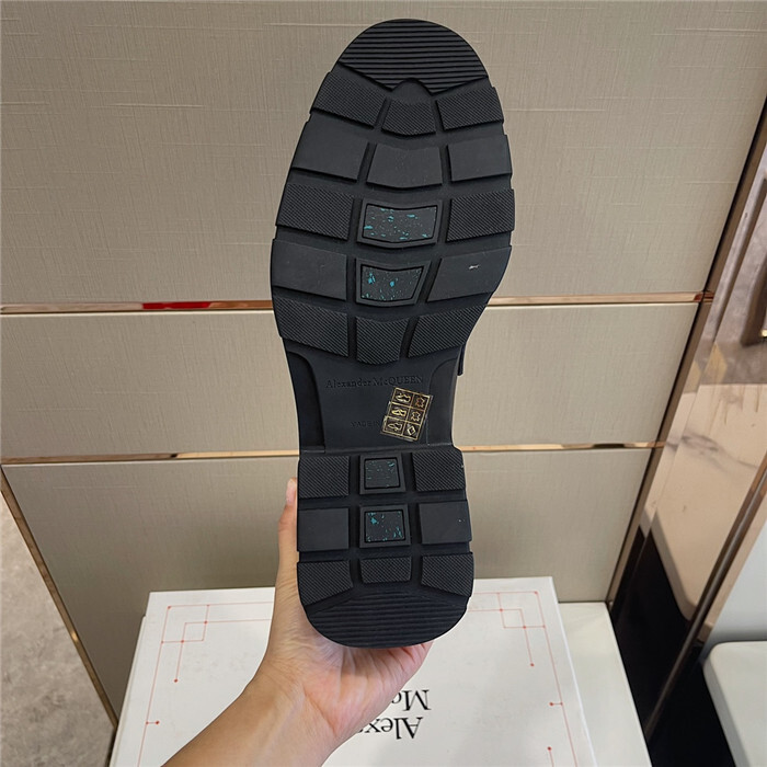 A*EXANDER M*QUEEN Leather Boots