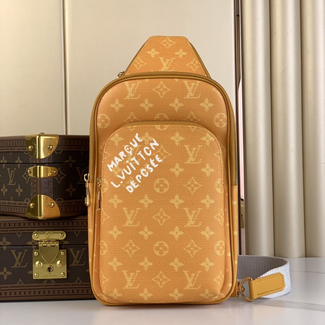 LV-Handbags m12869 Yellow (silk screen)(6999)