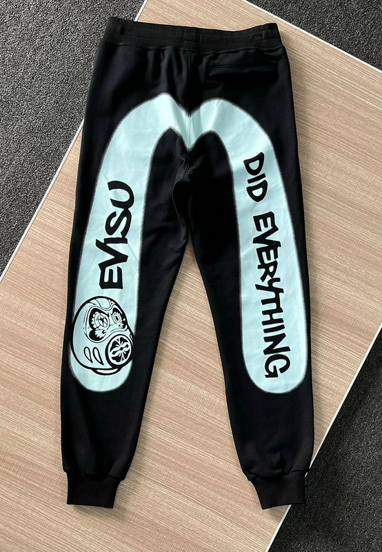 EVISU 1680）EVISU 福神 24新款 大M 達摩 字母 海鷗 長褲 棉褲 時尚 潮流