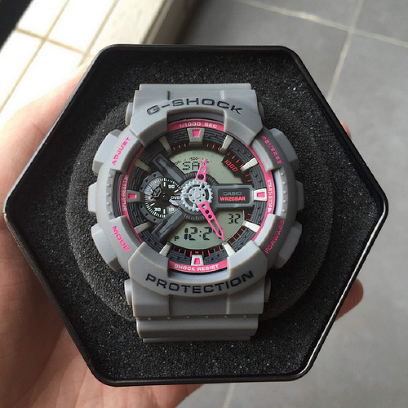 g shock original Shock Watch G SHOCK grey red9756