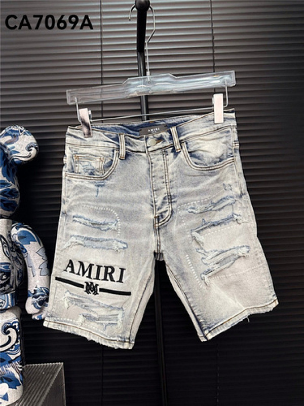 A﹡iri Short Jeans Top Version(218B) 2024ss amiri jeans top version