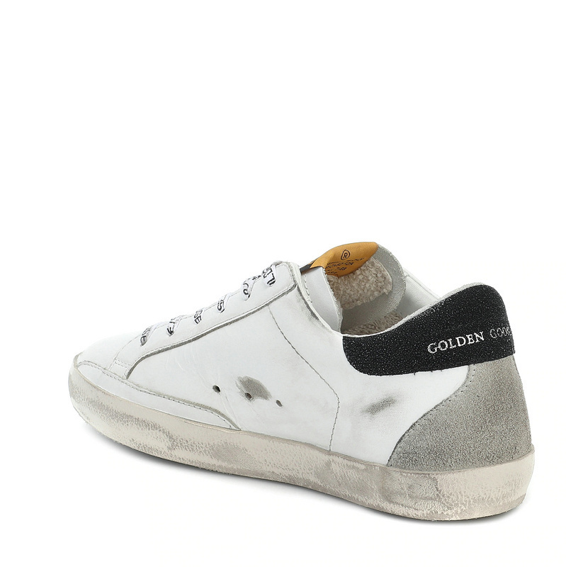 golden goose Superstar sneakers in nappa leather with silver star(BDC2)