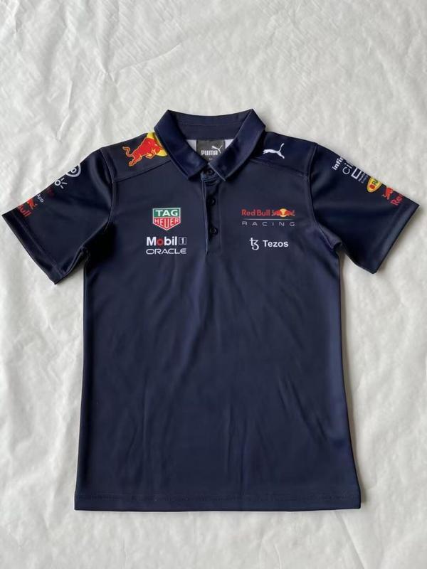 mercedes red bull dark blue polo kid size 16 26132C