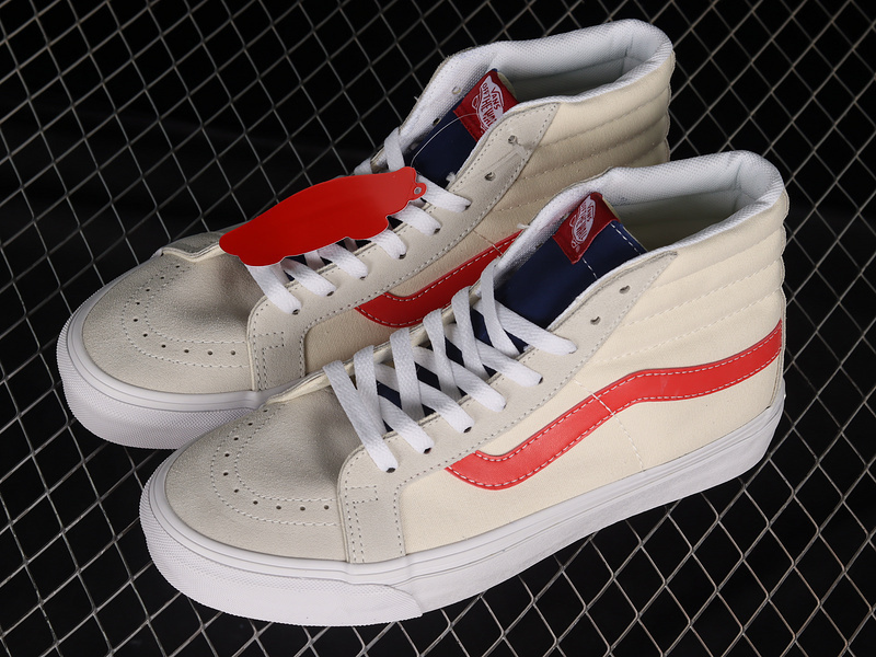 [VN0A5EE3B76]-[UA SK8-HI REISSUE VR3 LX BEIGE∕RED∕BLUE]-[WOMAN︰35-39]-[MAN︰40-44...(8383)