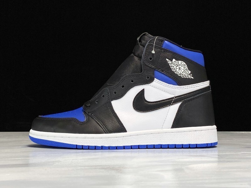 h12 【550】[555088-041]-[H12 AIR JORDAN 1 HIGH OG BLACK∕WHITE-GAME ROYAL-BLACK]-[UNISE