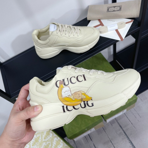 GUCCI SHOES Gucci Bananya Rhyton sneaker 659408(190 usd)(6CE6)