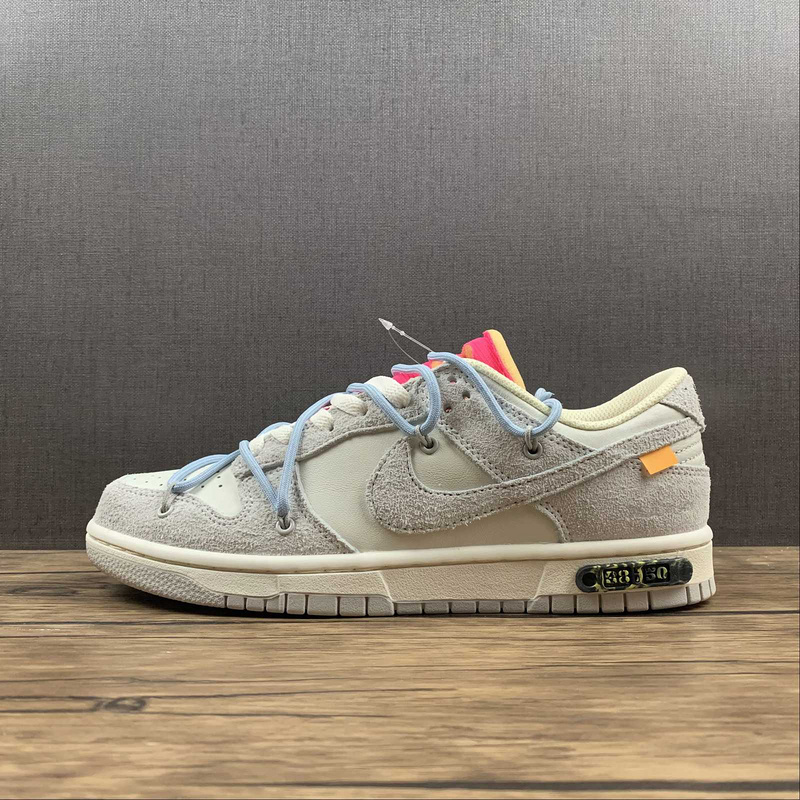 dunk 430 DJ0950 113 OW X SB DUNK LOW LOT 38 OF 50 SAIL NEUTRAL GREY PSYCHIC BLUE UNISEX 36 47