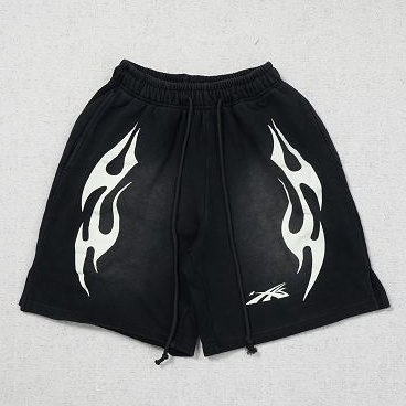 ￥168 Hellstar Studios Sports Flame Shorts(C179) hellstar