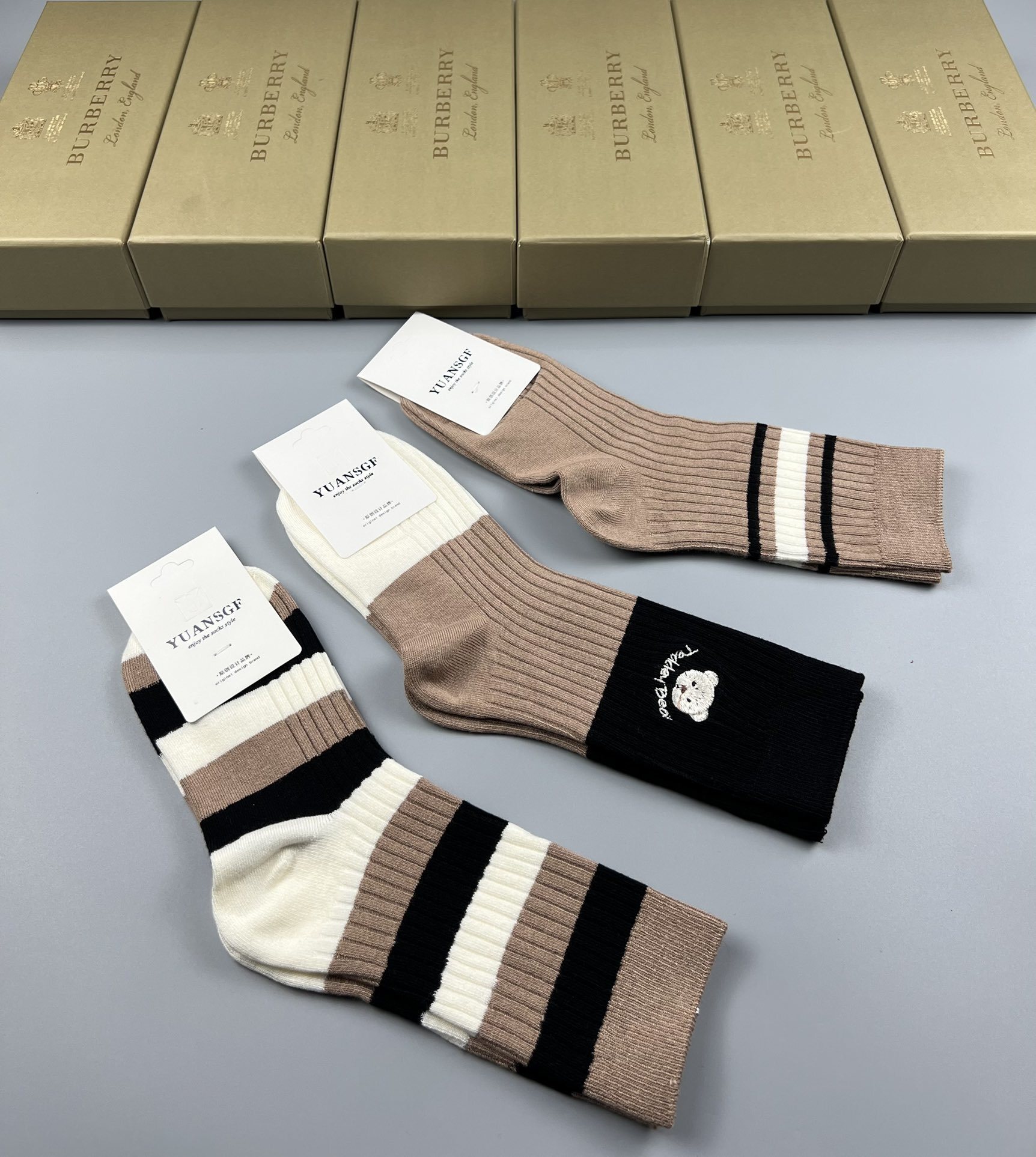 sock yoyo -004428P129Socks(1ABE)