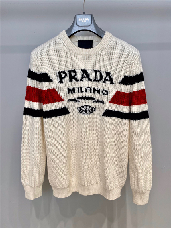 prada 2021fw P ADA Sweater TOP VERSION 180DFA8