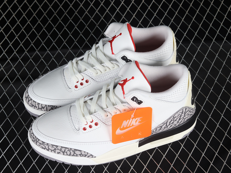 jordan 6 530 DN3707 100 AIR JORDAN 3 RETRO SUMMIT WHITE FIRE RED BLACK CEMENT GREY UNISEX 36