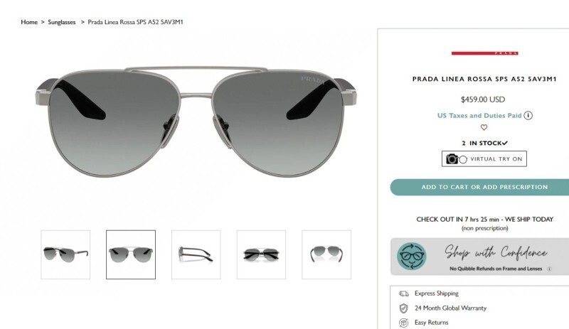 Prada glasses -PRADA 0141535F