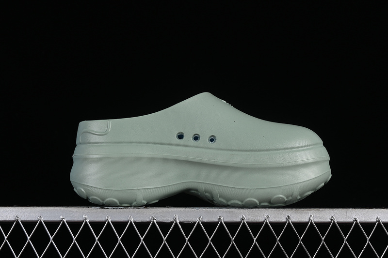 Sandal 【200】[IE7053]-[ADIFOM STAN SMITH PLATFORM MULE SILVER GREEN∕SILVER GREEN∕CORE BL