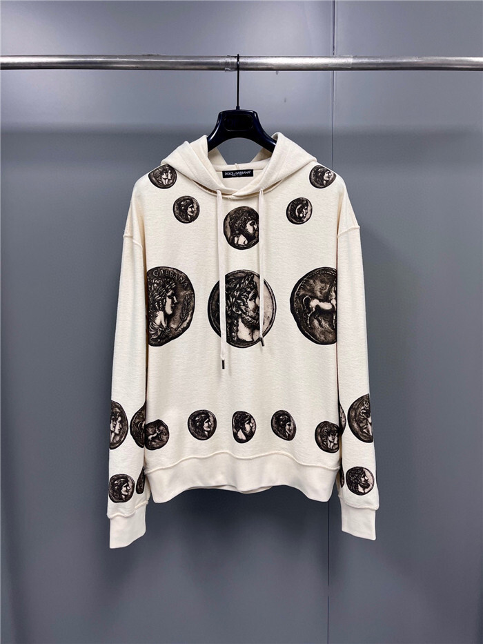 Dolce & Gabbana Clothes D﹡lce & Gabbana Hoodie Top Version A696