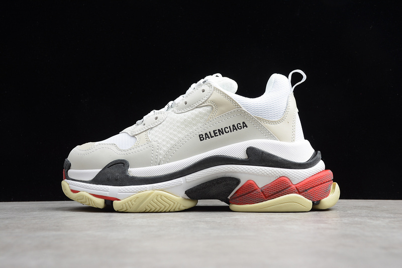 triple s 470 ECBA700336A GZ TESS.S.GOMMA SNEAKER GREY PINK WOMAN 35 39 MAN 40 45 0E0C