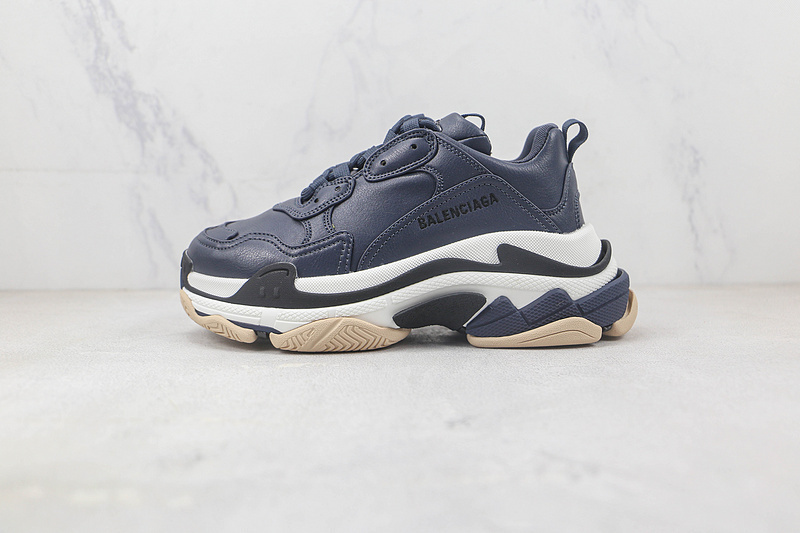 BALENCIAGA TRIPLE S 【470】[BA﹡LEN﹡CIAGA TRIPLE S SNEAKERS NAVY BLUE∕WHITE∕BLACK]-[WOMAN︰35-39]-
