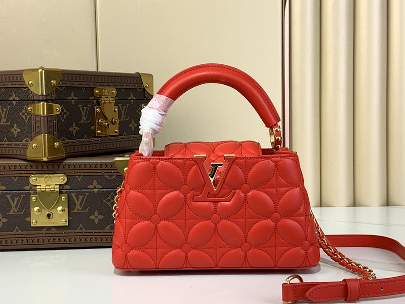 LV-Handbags m25283 Red (Floral pattern)(3B8C)