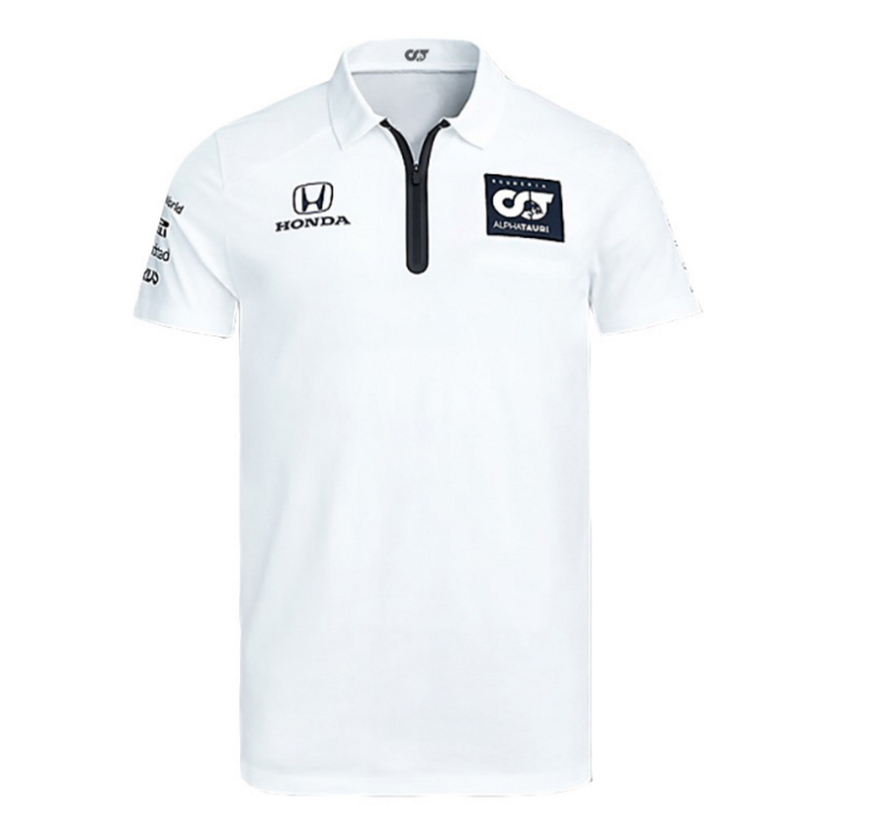 mercedes Alphatauri White F1 Polo shirt031B