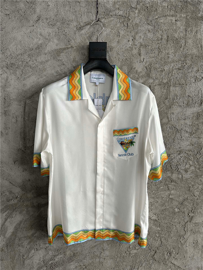 CASABLANCA Clothes CASABLANCA Silk Shirt Top Version(EE46)