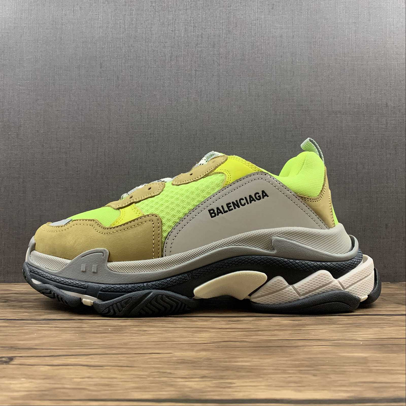 BALENCIAGA TRIPLE S 【470】[W3CN31000]-[BA﹡LEN﹡CIAGA TRIPLE S SNEAKERS LIGHT GREY∕GREEN∕BLACK]-[