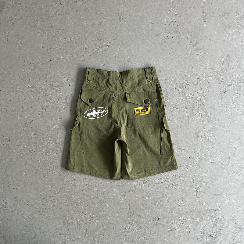 goat 185 Slant pocket green shortsCF28