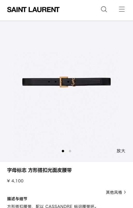 YSL The belt -YSL 00097D75