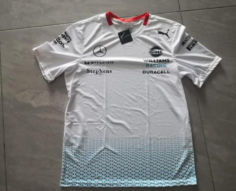 mercedes Mercedes 2024 new white WILLIAMS F1 shirt3033