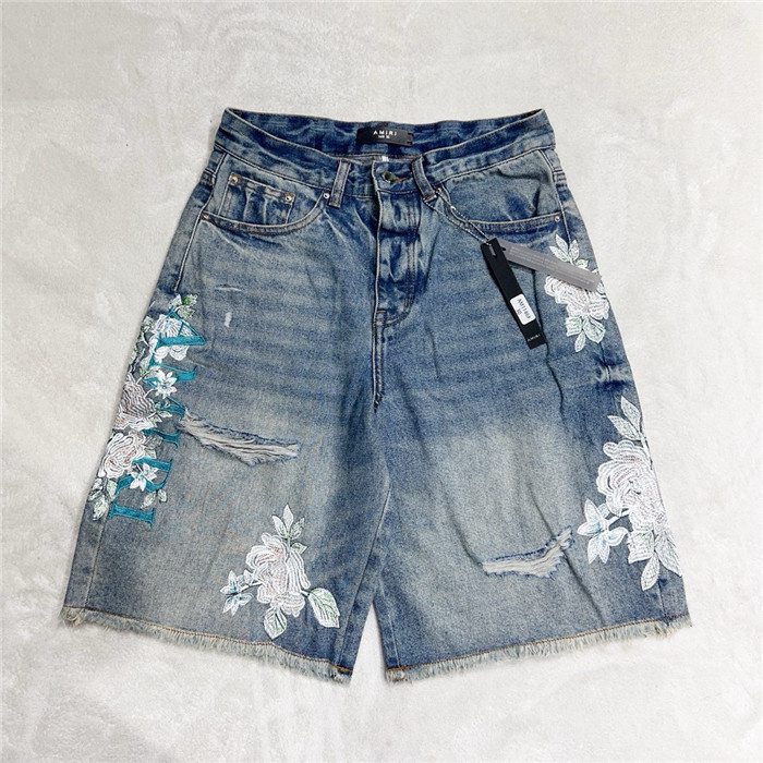 2024SS A﹡iri Short Jeans Top Version(C84D) 2024ss amiri jeans top version