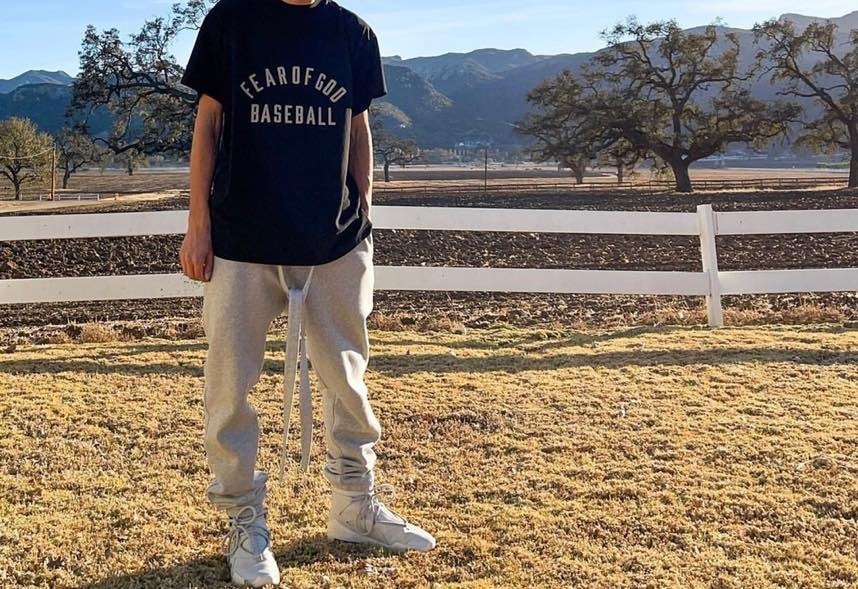 Fear of God FOG186 Fog Baseball Flocking lettersT-shirt(12C8)