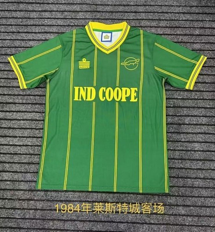 retro jersey Leicester city retro soccer jersey 1984 maglia calcio maillot football cam