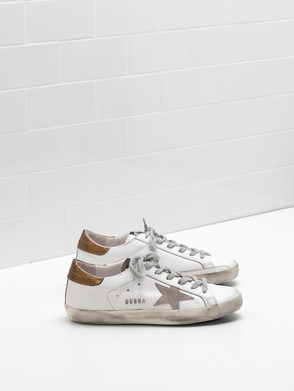 golden goose SUPERSTAR Sneakers G31WS590.C73 Upper In Calf Leather Suede Star Heel Tab In Lam