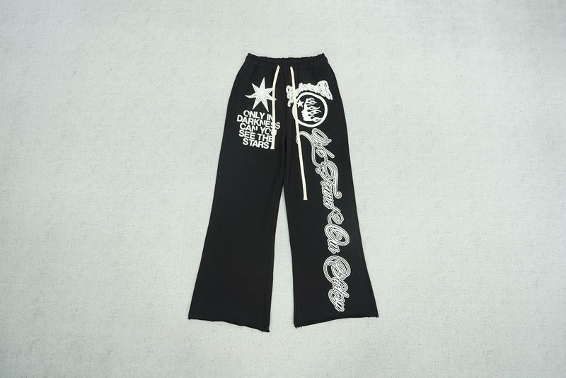 ￥188 Hellstar Studios Red Flare pants(D3CC) hellstar