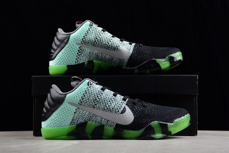 kobe 360 8244521 305 KOBE 11 LOW EASTER BLACK BLACK GREEN MAN 40 46 6F2C