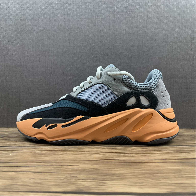 yeezy 700 400 GW0296 YEEZY BOOST 700 LIGHT GREY WASH ORANGE CORE BLACK MAN 40 48 E1BD