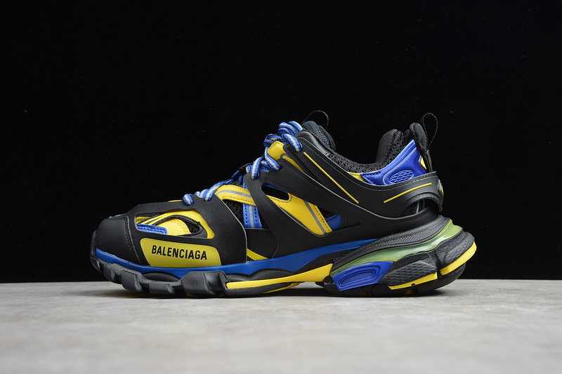 BALENCIAGA TRACK 【580】[ECBA8168583]-[TRACK 2.0 SNEAKER BLACK∕BLUE∕YELLOW]-[WOMAN︰36-39]-[MAN︰4
