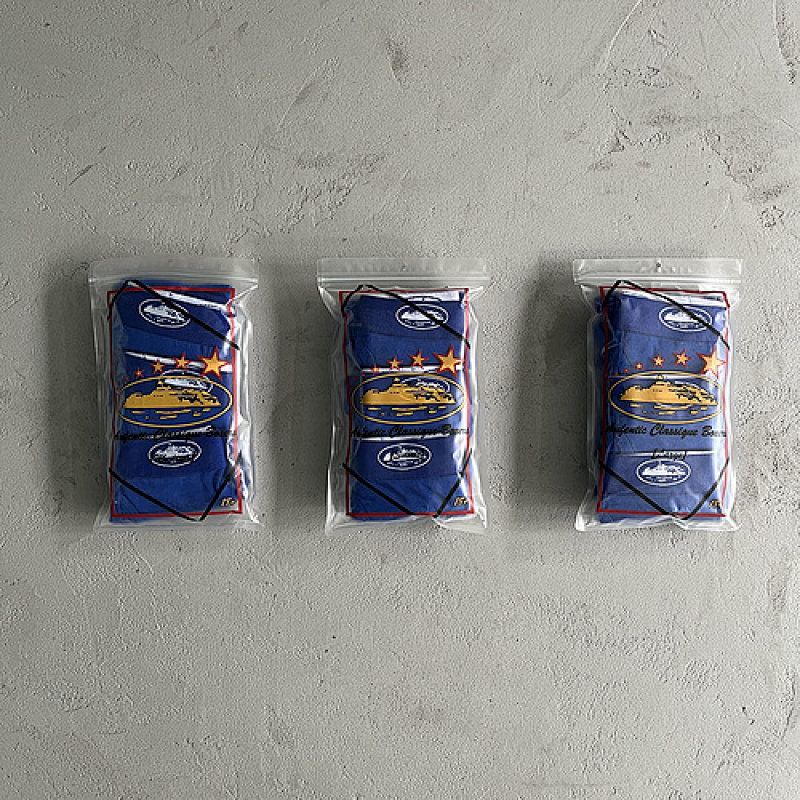 goat 85 3 PACK ALCATRAZ BOXERS BlueA0A8