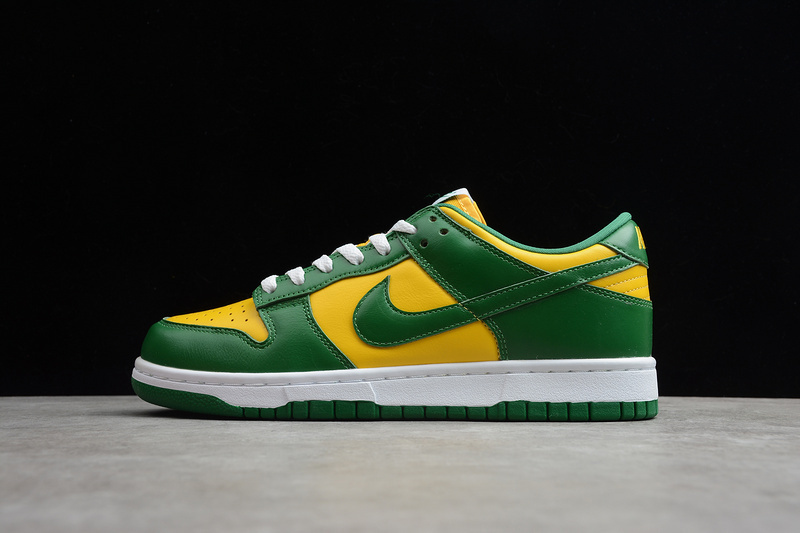 dunk 420 CU1727 700 SB DUNK LOW SP BRAZIL VARSITY MAIZE PINE GREEN WHITE UNISEX 36 45 E719